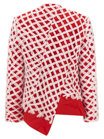 Comme Des Garçons Tulle Weave Blazer Gold