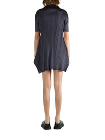Pleats Please Issey Miyake Women's Tunic Monthly Colors Grey Pleats Please Issey Miyake
