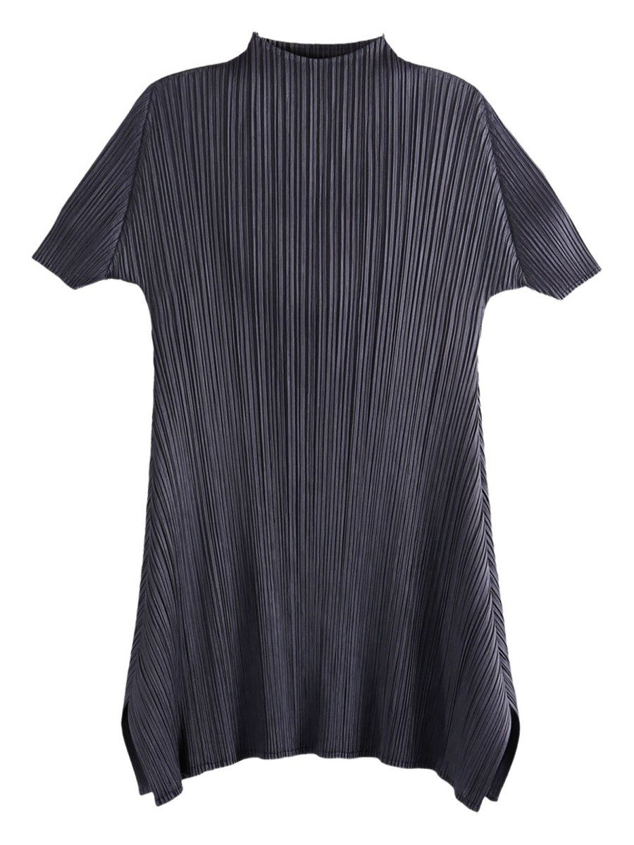 Pleats Please Issey Miyake Women's Tunic Monthly Colors Grey Pleats Please Issey Miyake