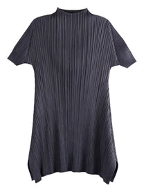 Pleats Please Issey Miyake Women's Tunic Monthly Colors Grey Pleats Please Issey Miyake