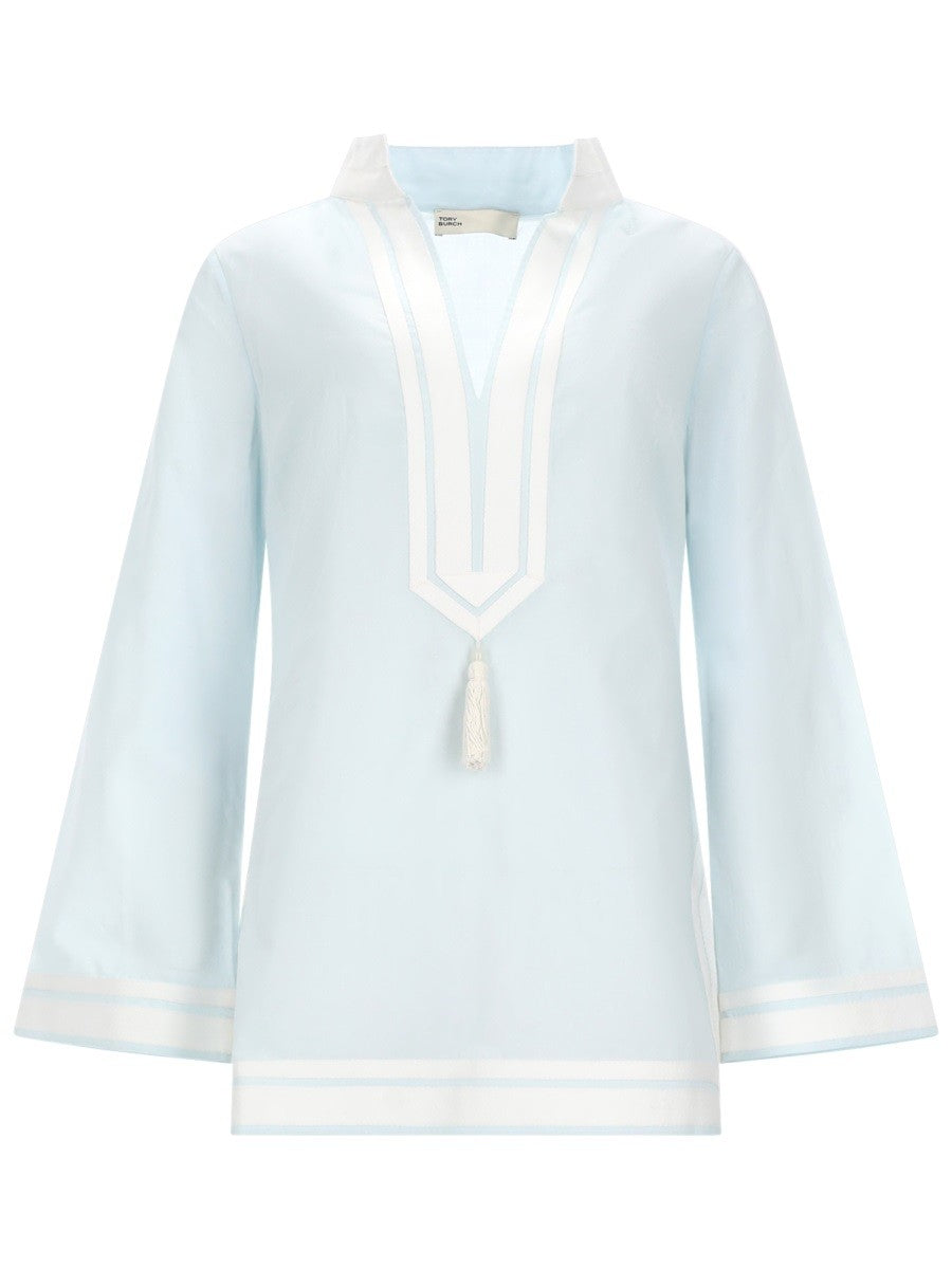 Tory Burch Women's Tunica in Cotone Blue