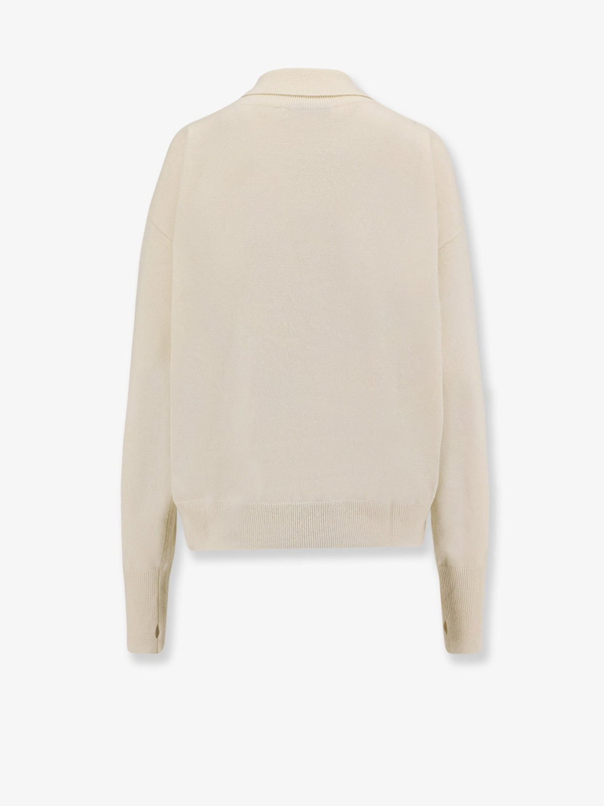The 73 Women's Turleneck Wool Sweater White, view 2