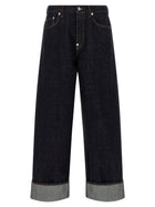 Kenzo Turn up Jeans Blue