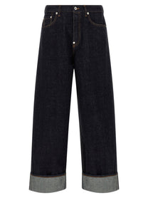 Kenzo Turn up Jeans Blue