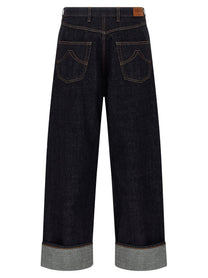 Kenzo Turn up Jeans Blue