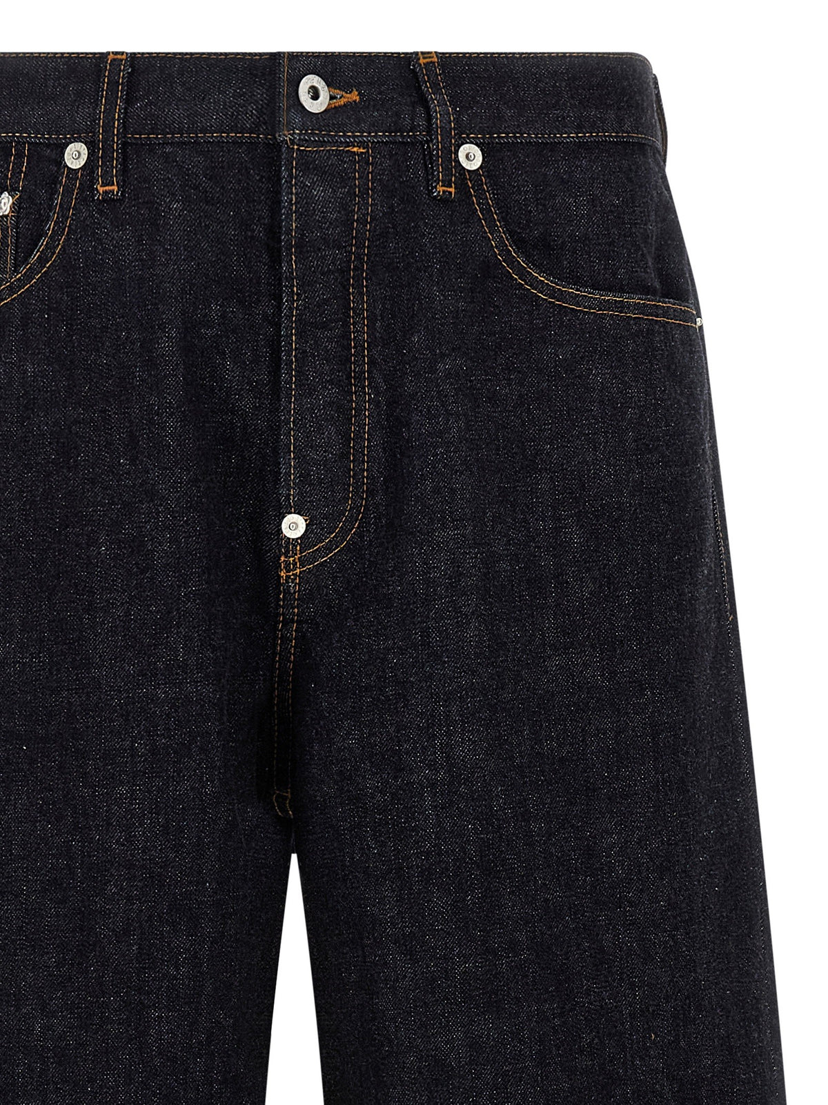 Kenzo Turn up Jeans Blue, view 3