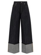Givenchy Turn up Jeans Blue