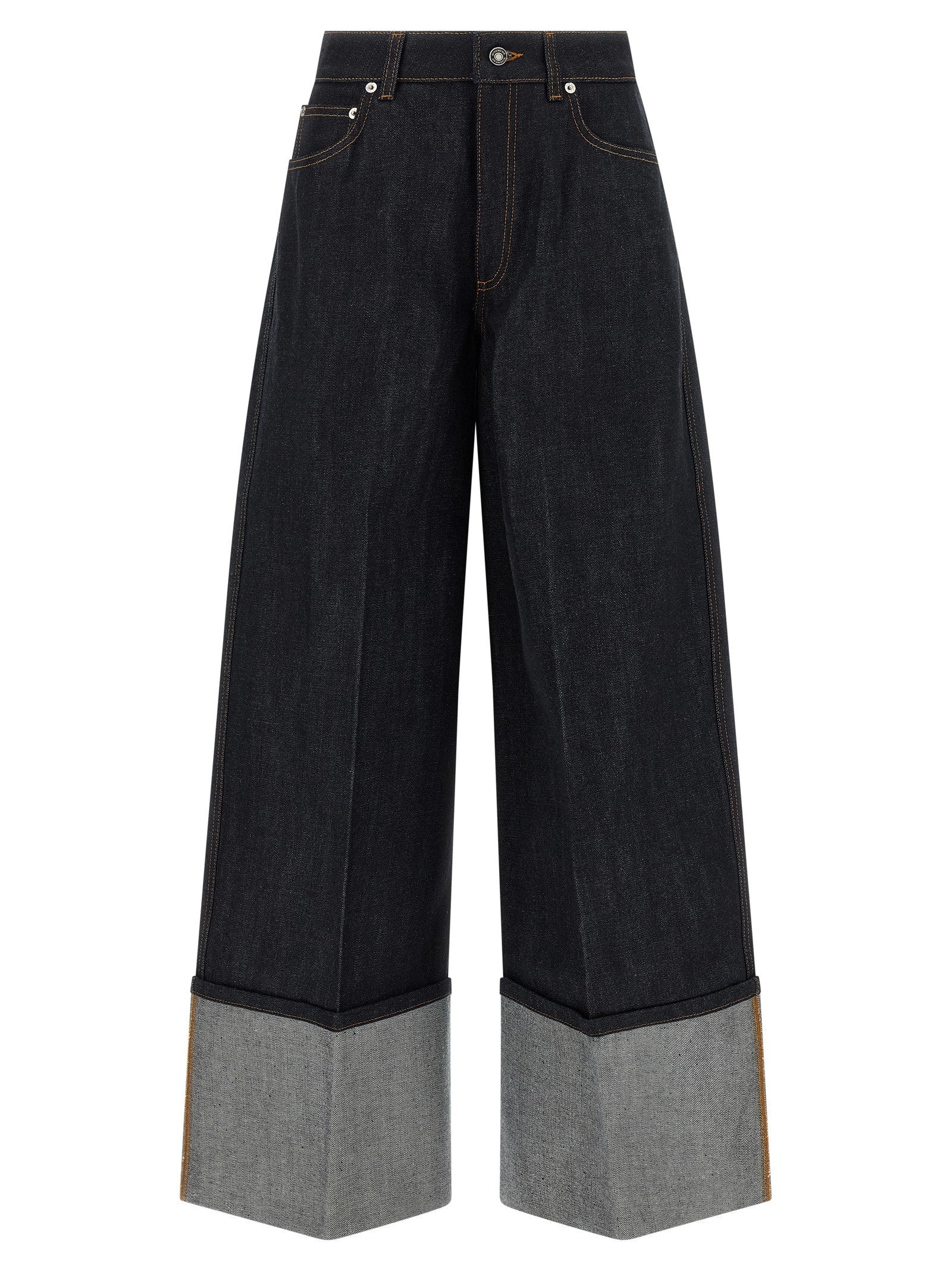 Givenchy Turn up Jeans Blue