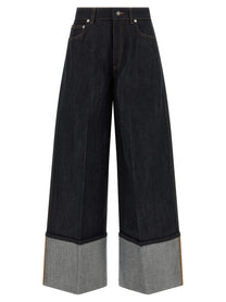 Givenchy Turn up Jeans Blue