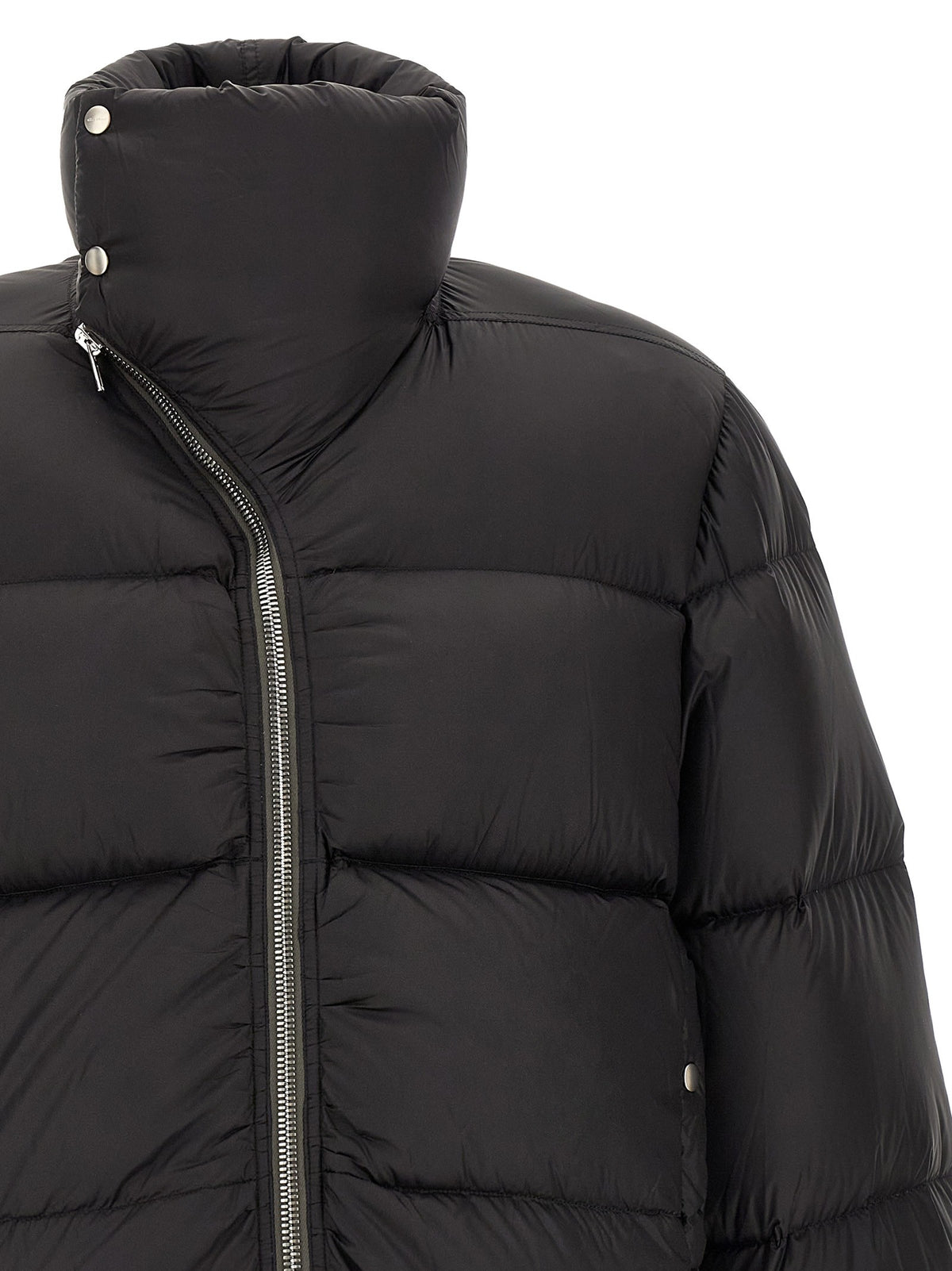 Rick Owens Men's Turtle Nylon Down Jacket Black