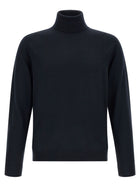 Zanone Turtle Neck Sweater Blue