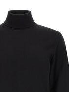 Zanone Turtle Neck Sweater Black, view 3