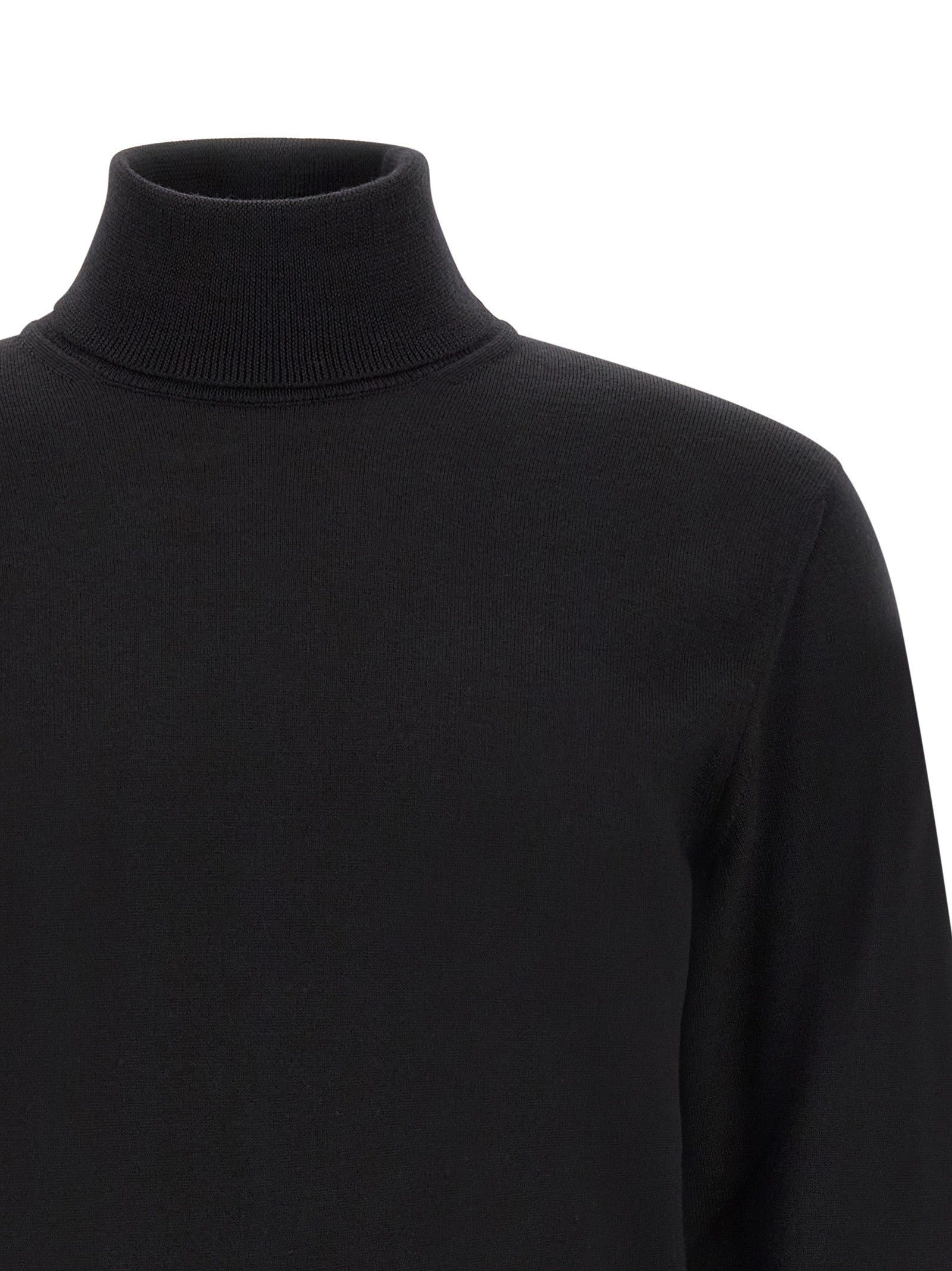 Zanone Turtle Neck Sweater Black