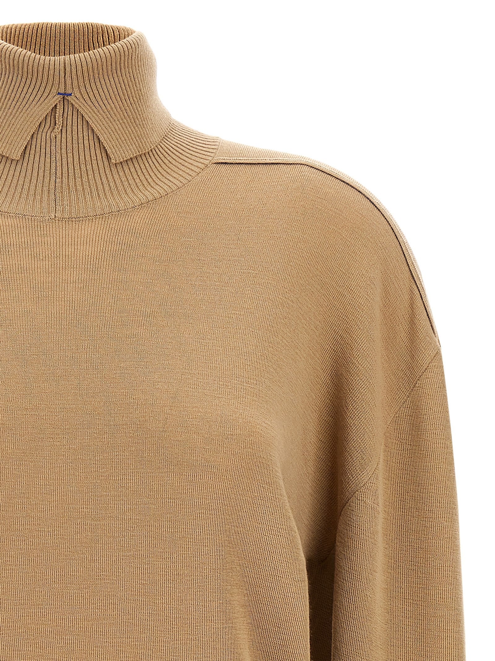Burberry Turtle Neck Sweater Beige