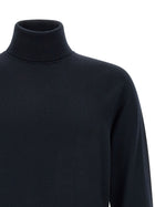 Zanone Turtle Neck Sweater Blue, view 3