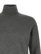Zanone Turtle Neck Sweater Grey, view 3