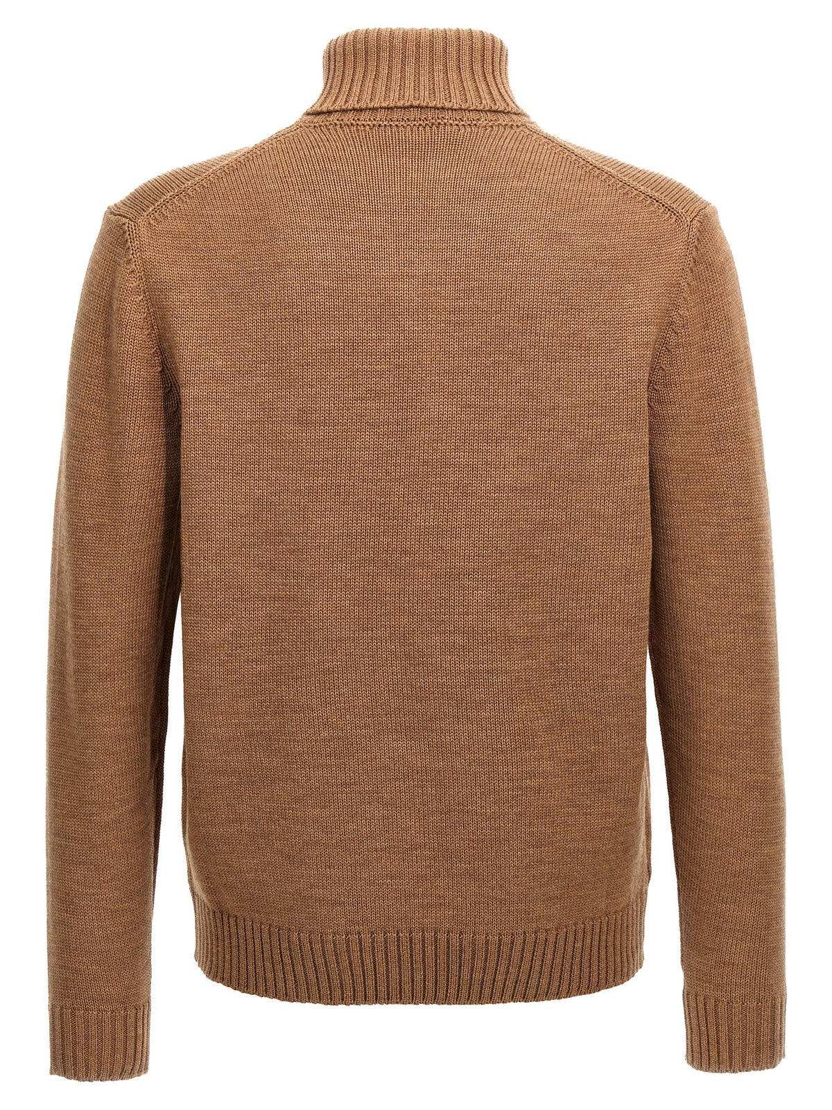 Zanone Turtle Neck Sweater Brown, view 2