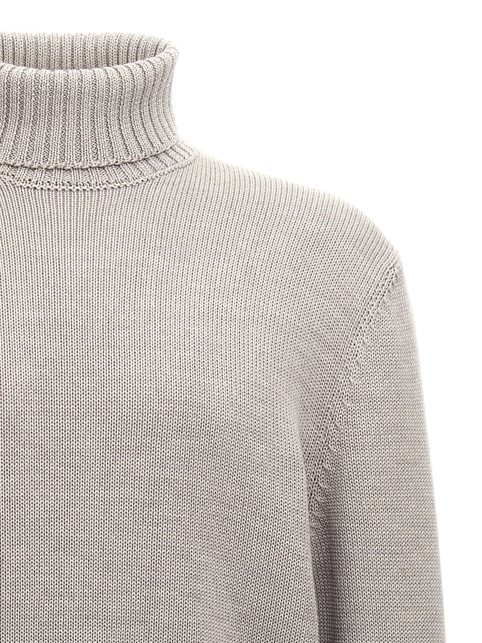 Zanone Turtle Neck Sweater Grey