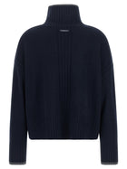 Pinko Turtle Neck Sweater Blue, view 2
