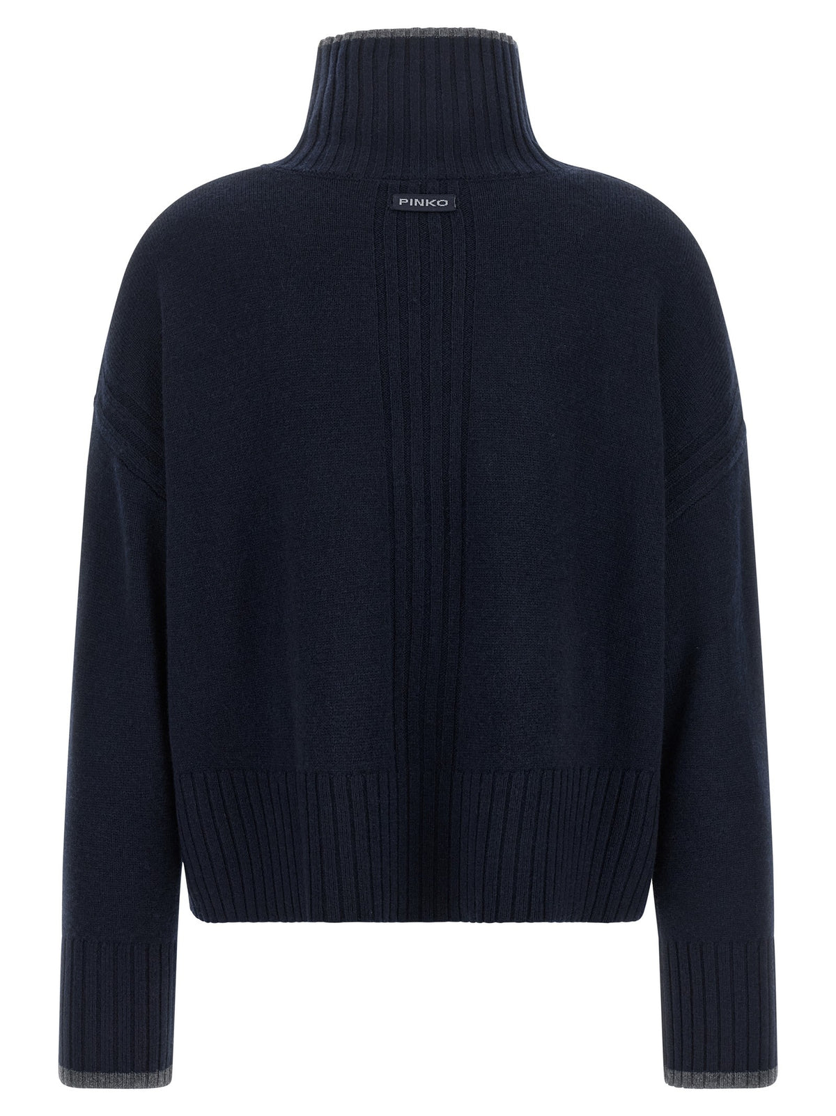Pinko Turtle Neck Sweater Blue, view 2