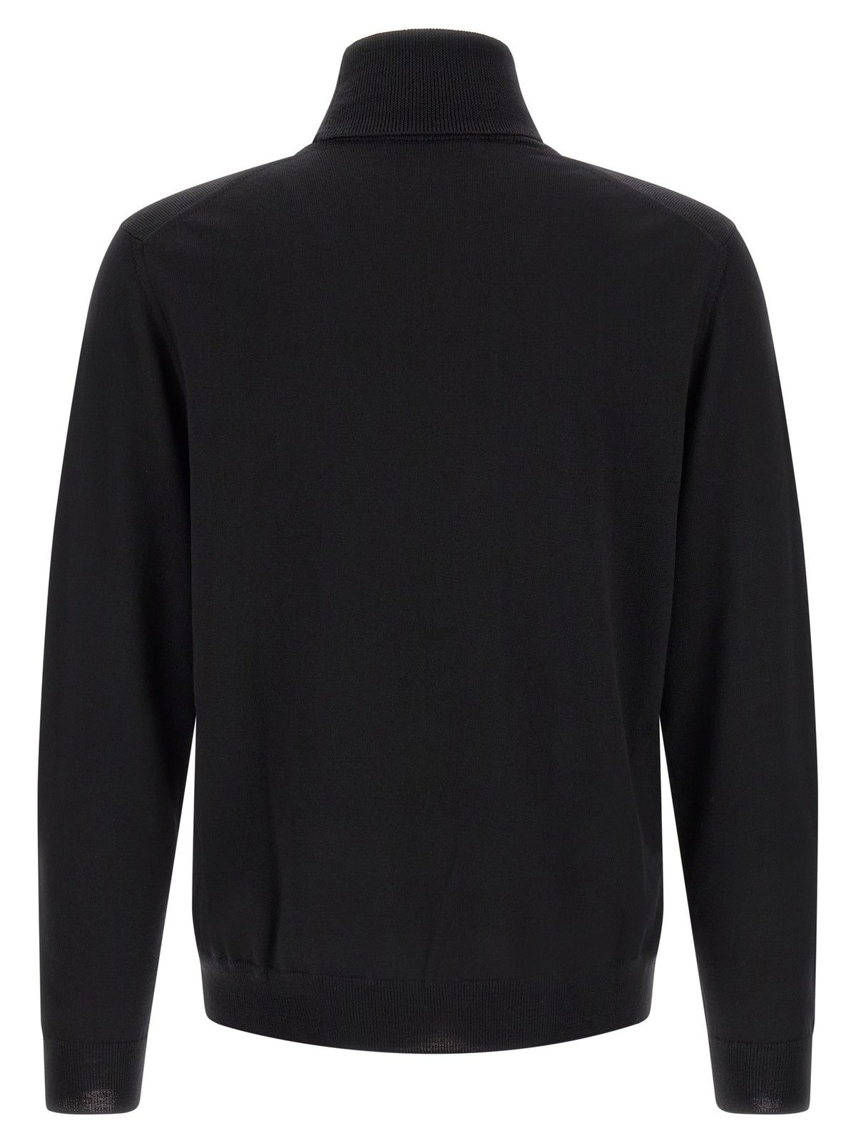 Zanone Turtle Neck Sweater Black, view 2