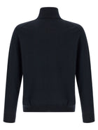 Zanone Turtle Neck Sweater Blue, view 2