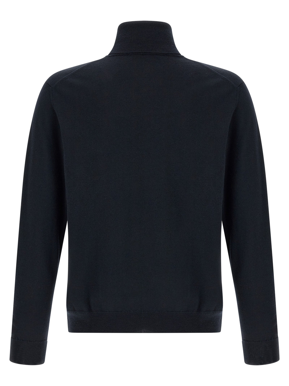 Zanone Turtle Neck Sweater Blue, view 2
