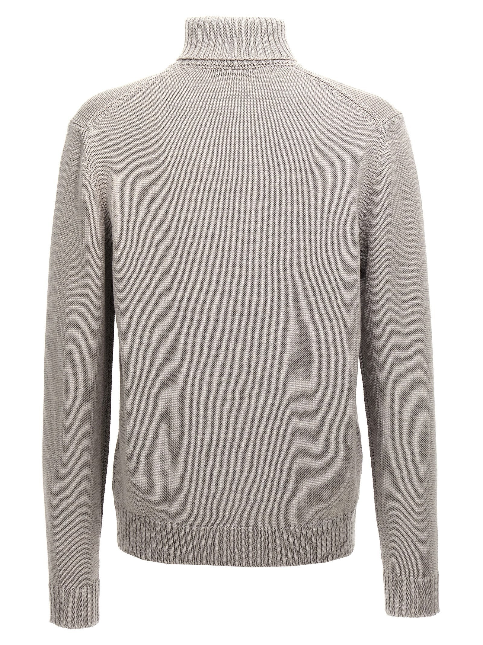 Zanone Turtle Neck Sweater Grey