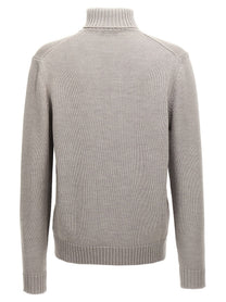 Zanone Turtle Neck Sweater Grey