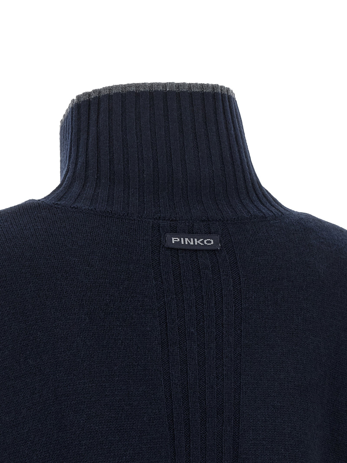 Pinko Turtle Neck Sweater Blue, view 4
