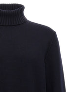 Zanone Turtle Neck Sweater Blue, view 3