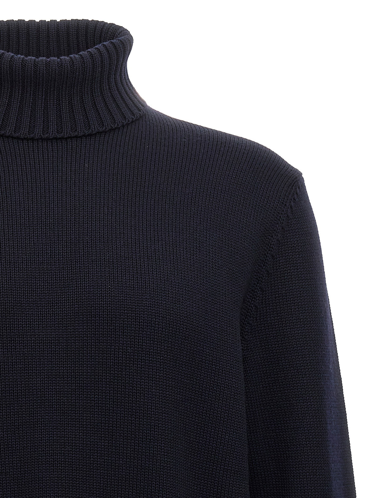 Zanone Turtle Neck Sweater Blue, view 3