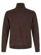 Zanone Turtle Neck Sweater Brown, view 2