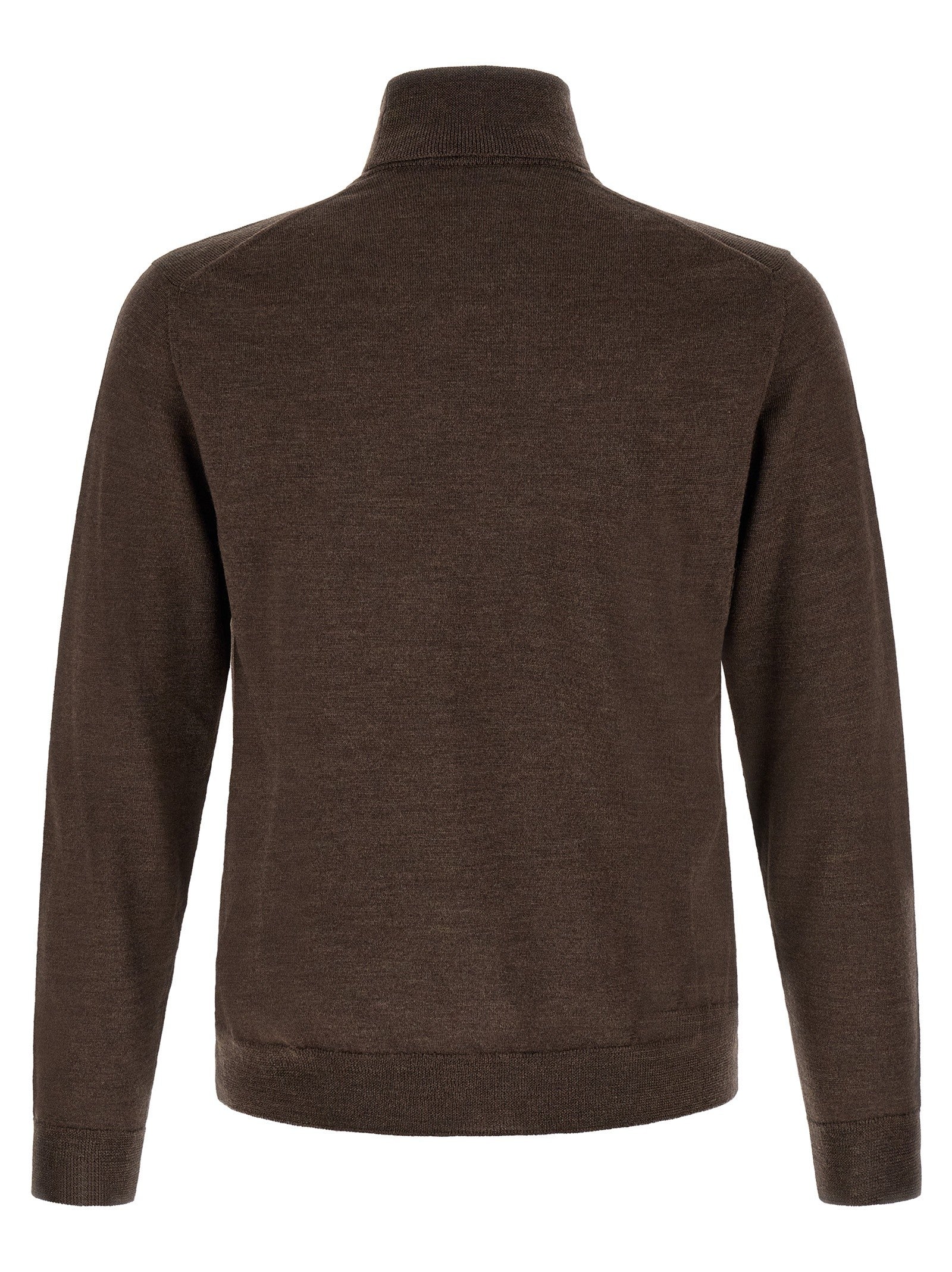 Zanone Turtle Neck Sweater Brown