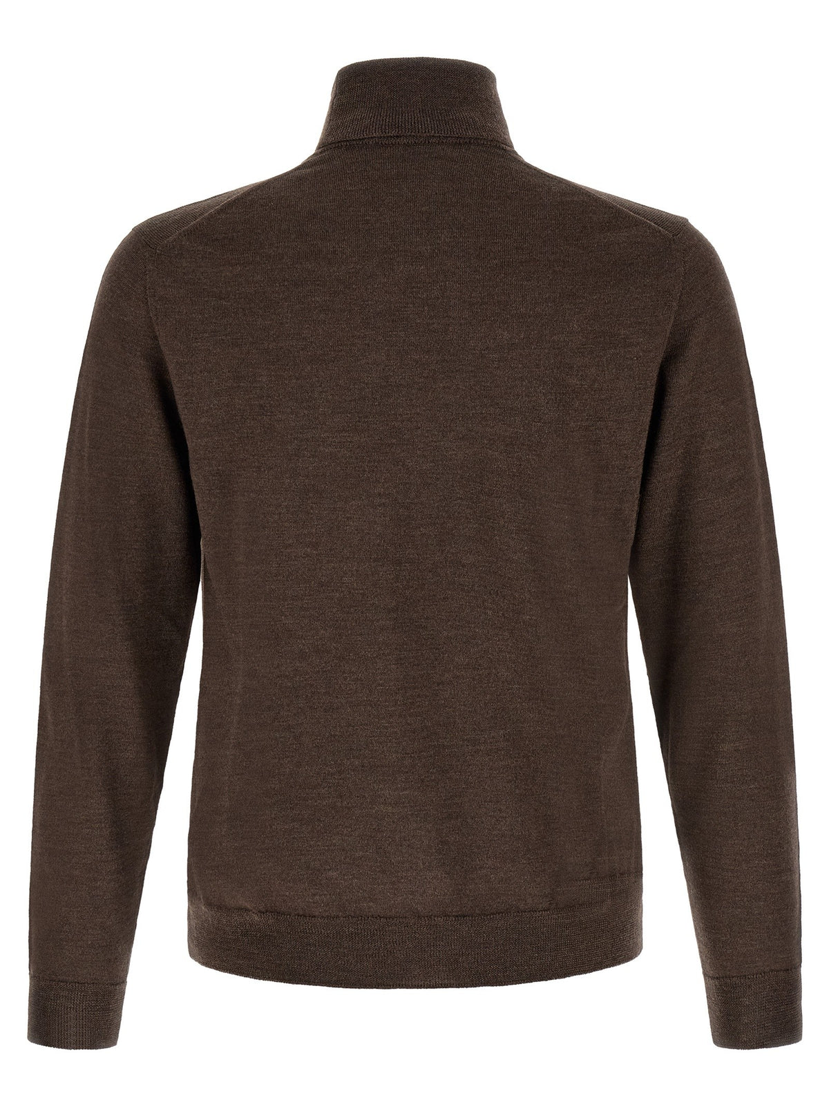 Zanone Turtle Neck Sweater Brown, view 2