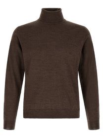 Zanone Turtle Neck Sweater Brown