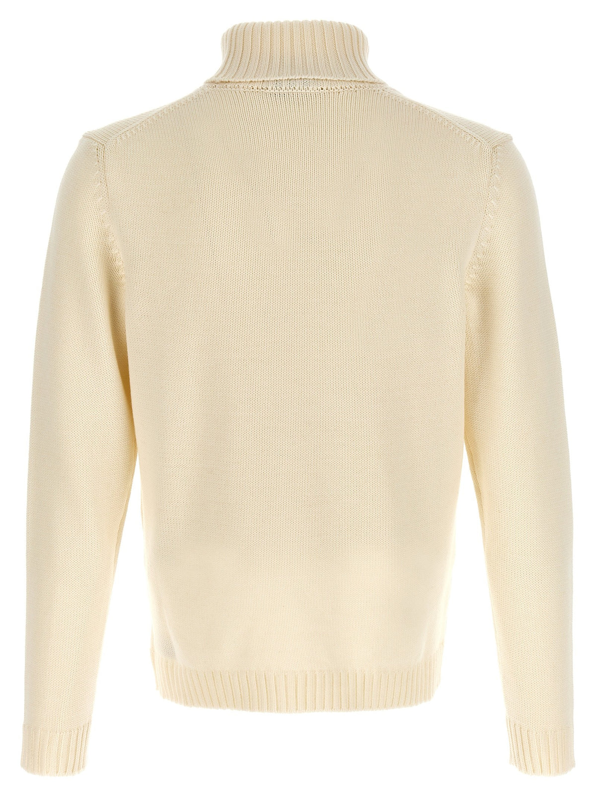 Zanone Turtle Neck Sweater White, view 2