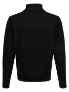 Zanone Turtle Neck Sweater Black, view 2