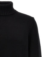 Zanone Turtle Neck Sweater Black, view 3