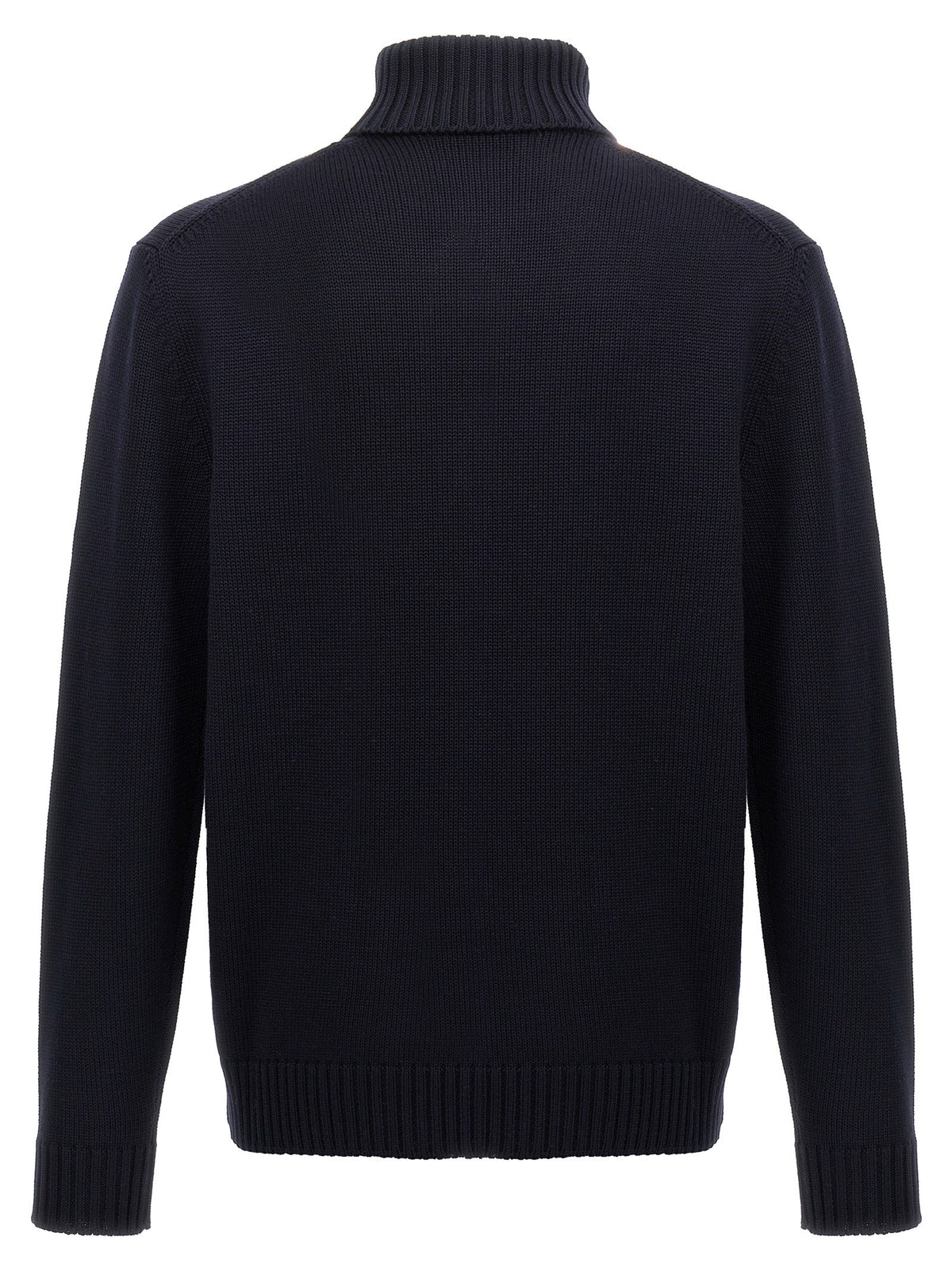 Zanone Turtle Neck Sweater Blue, view 2