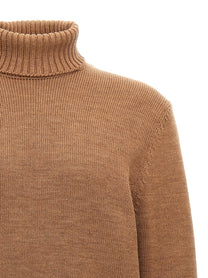 Zanone Turtle Neck Sweater Brown