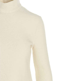 Jil Sander Turtle Neck Sweater White
