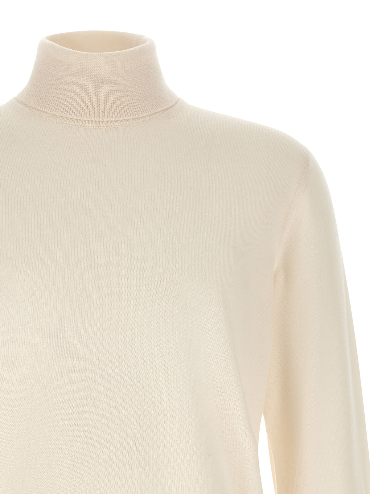 Zanone Turtle Neck Sweater White, view 3