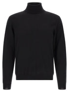 Zanone Turtle Neck Sweater Black