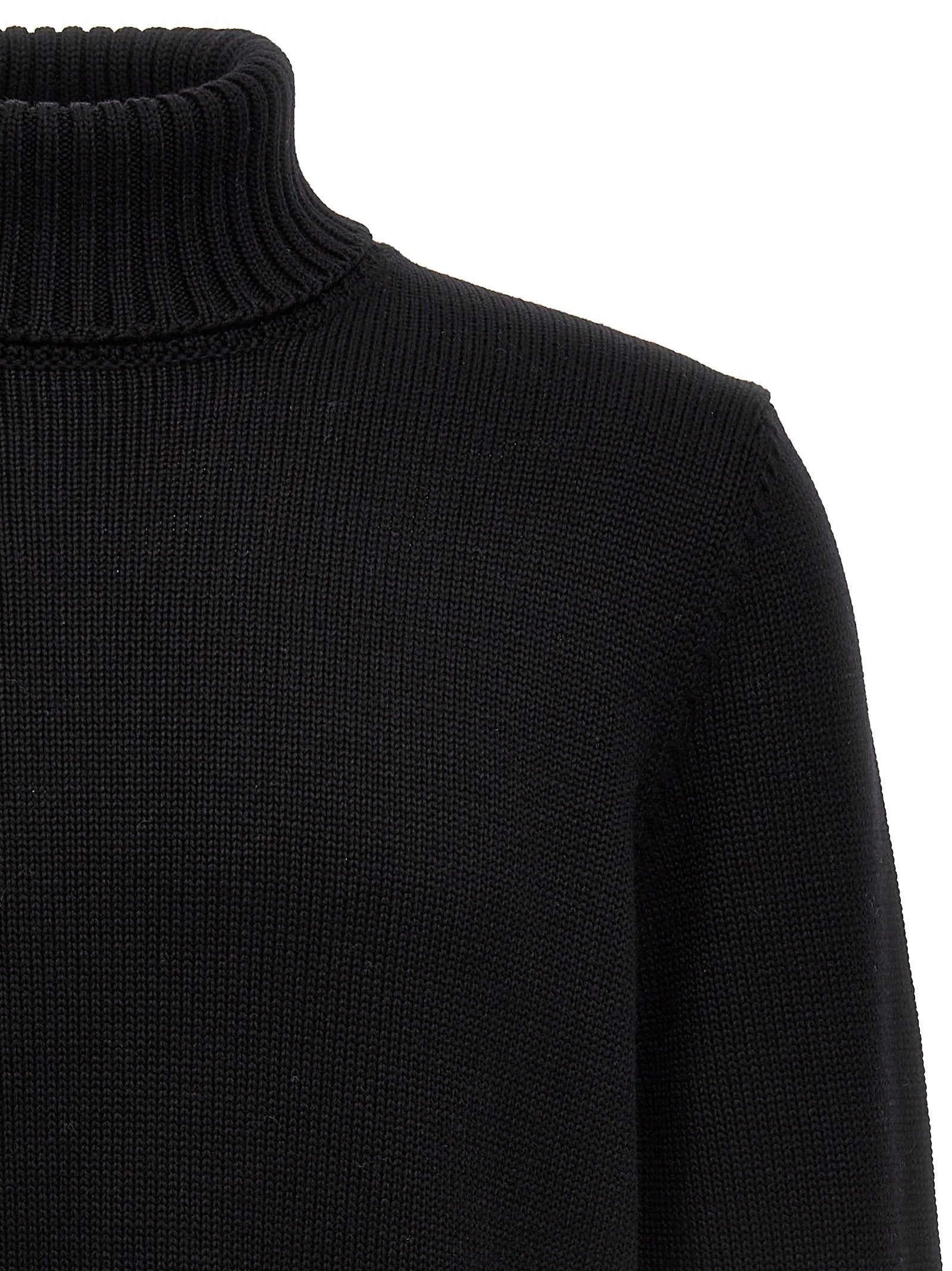 Zanone Turtle Neck Sweater Black