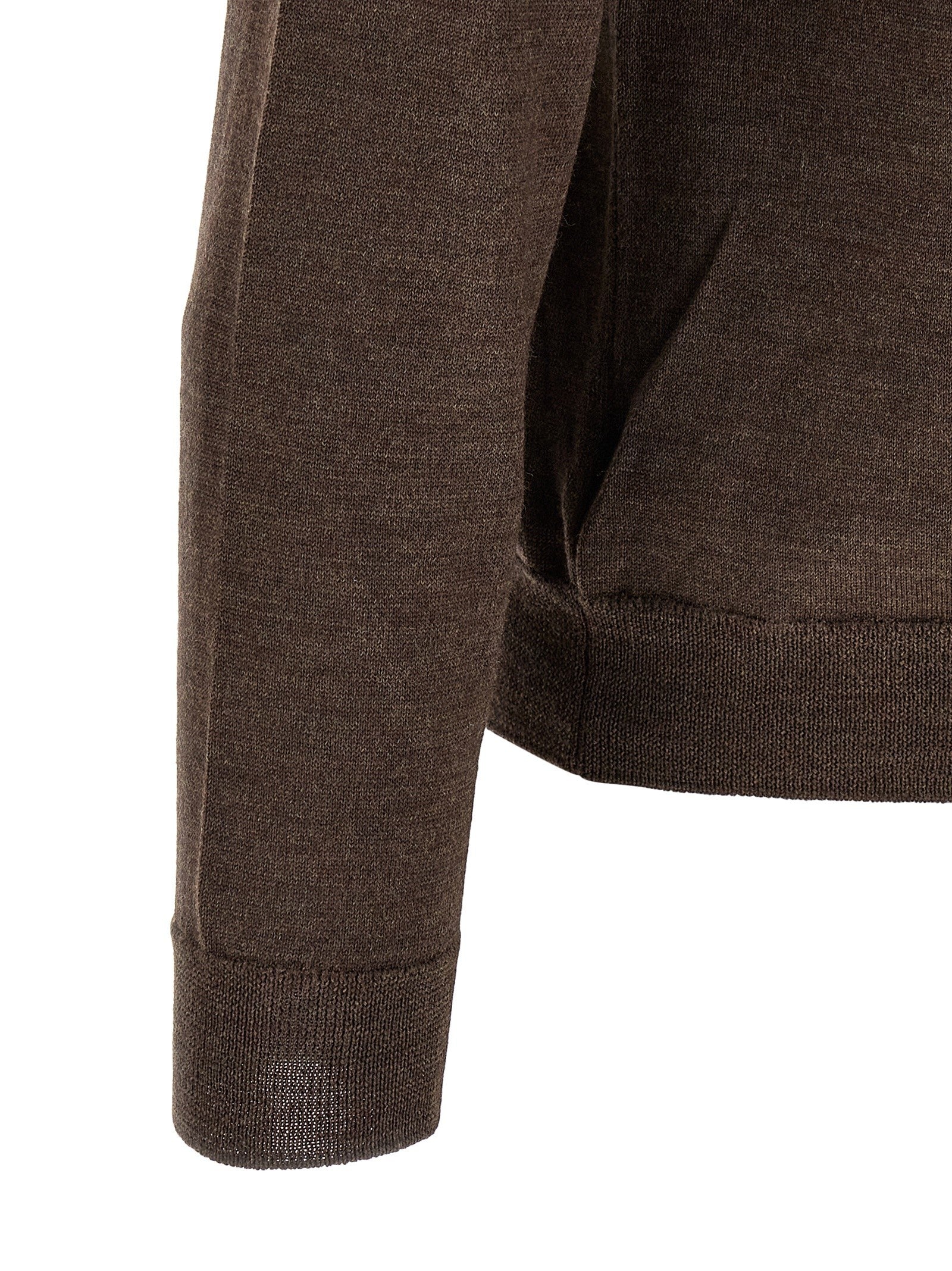 Zanone Turtle Neck Sweater Brown