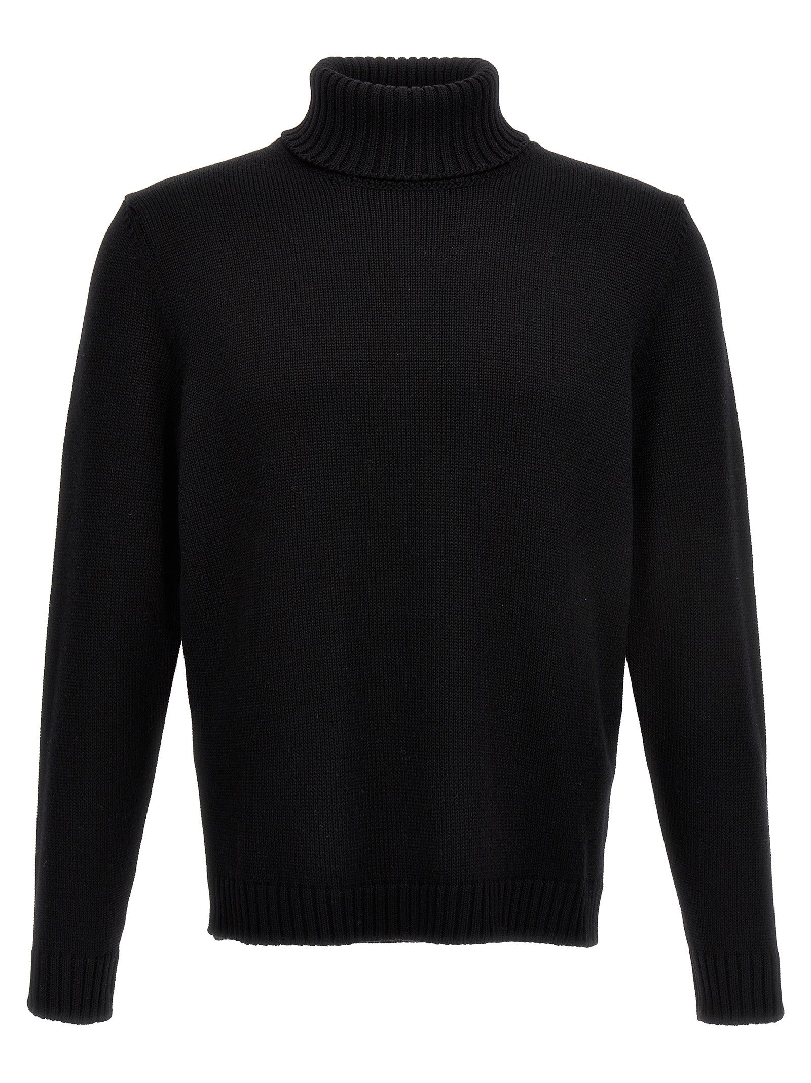 Zanone Turtle Neck Sweater Black