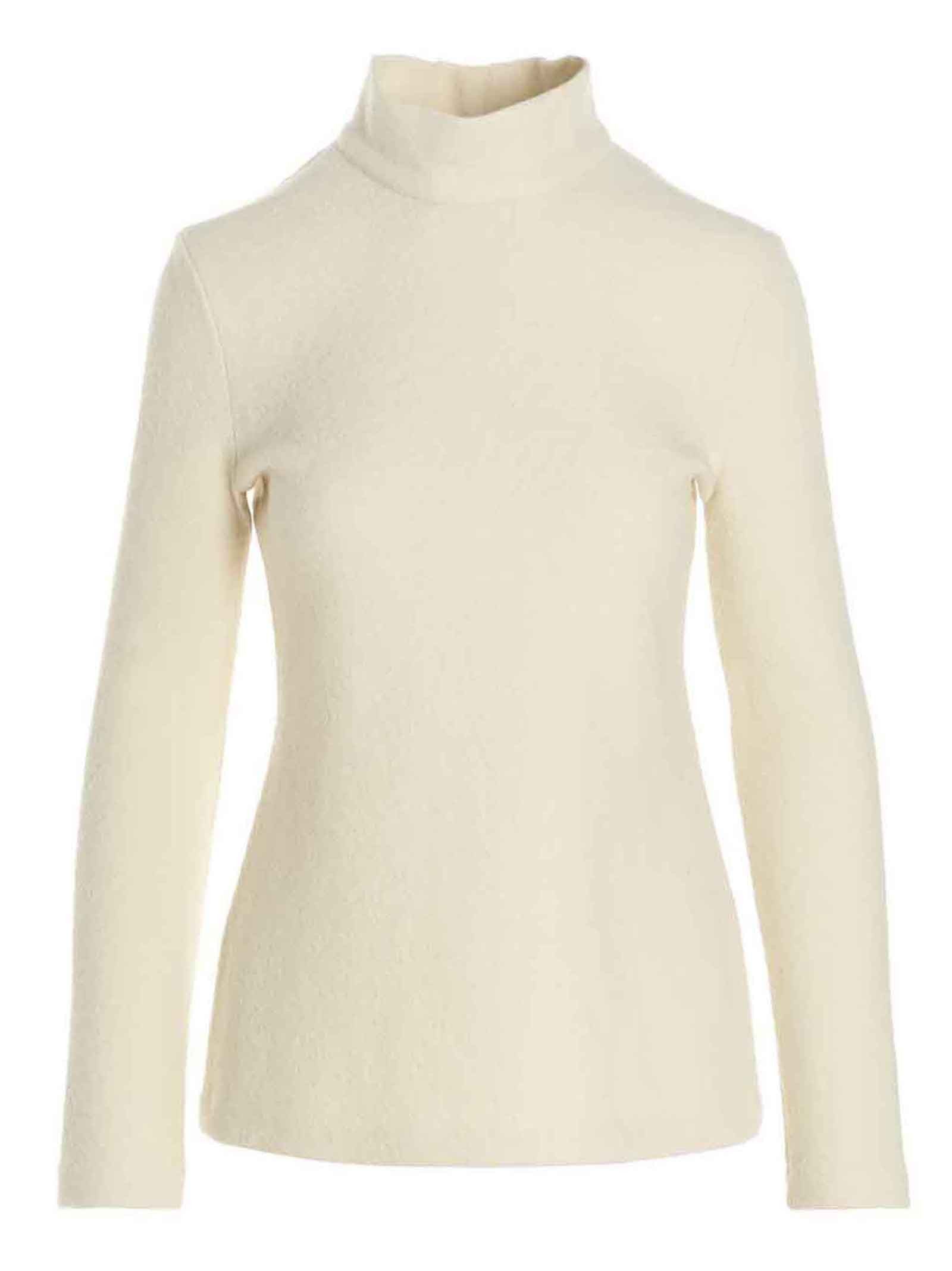 Jil Sander Turtle Neck Sweater White