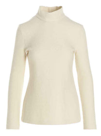 Jil Sander Turtle Neck Sweater White