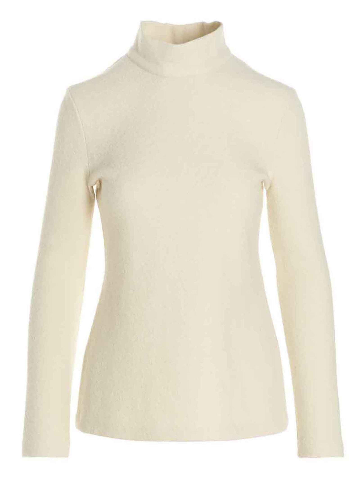 Jil Sander Turtle Neck Sweater White